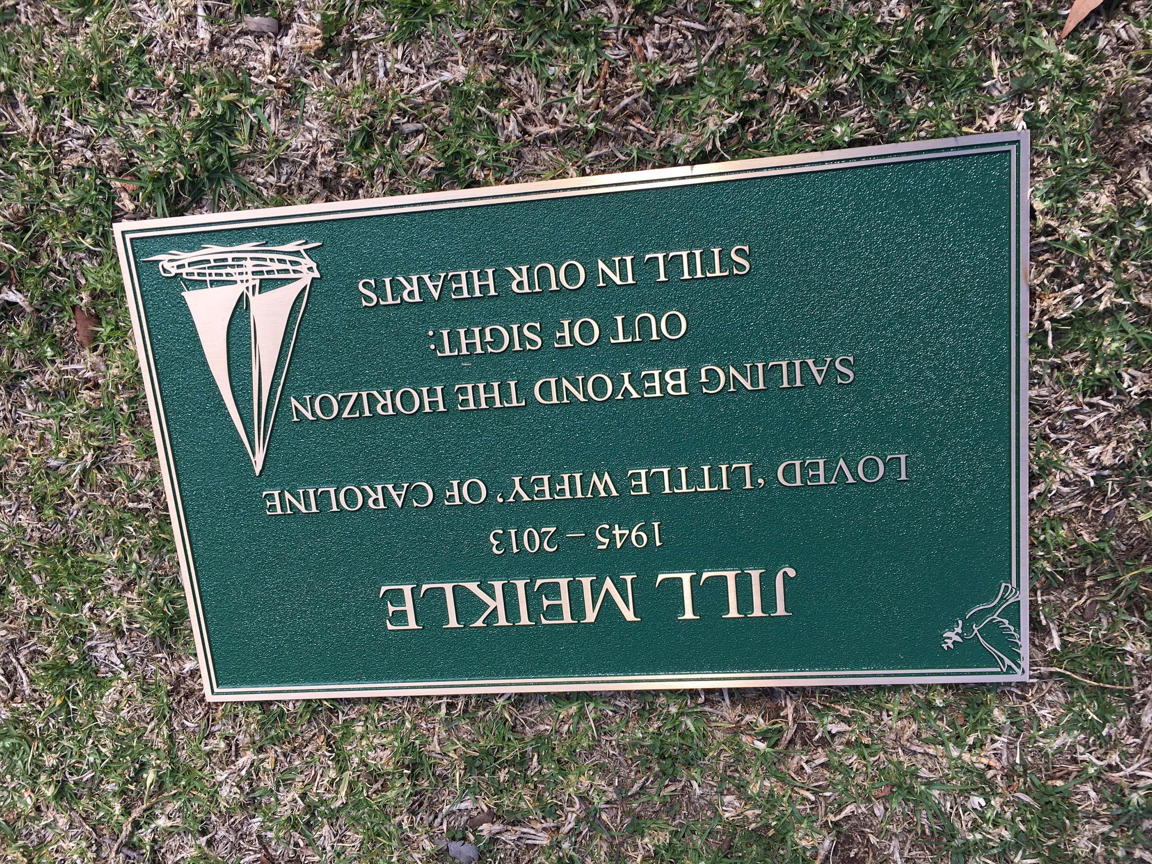 Custom memorial plaque example 11