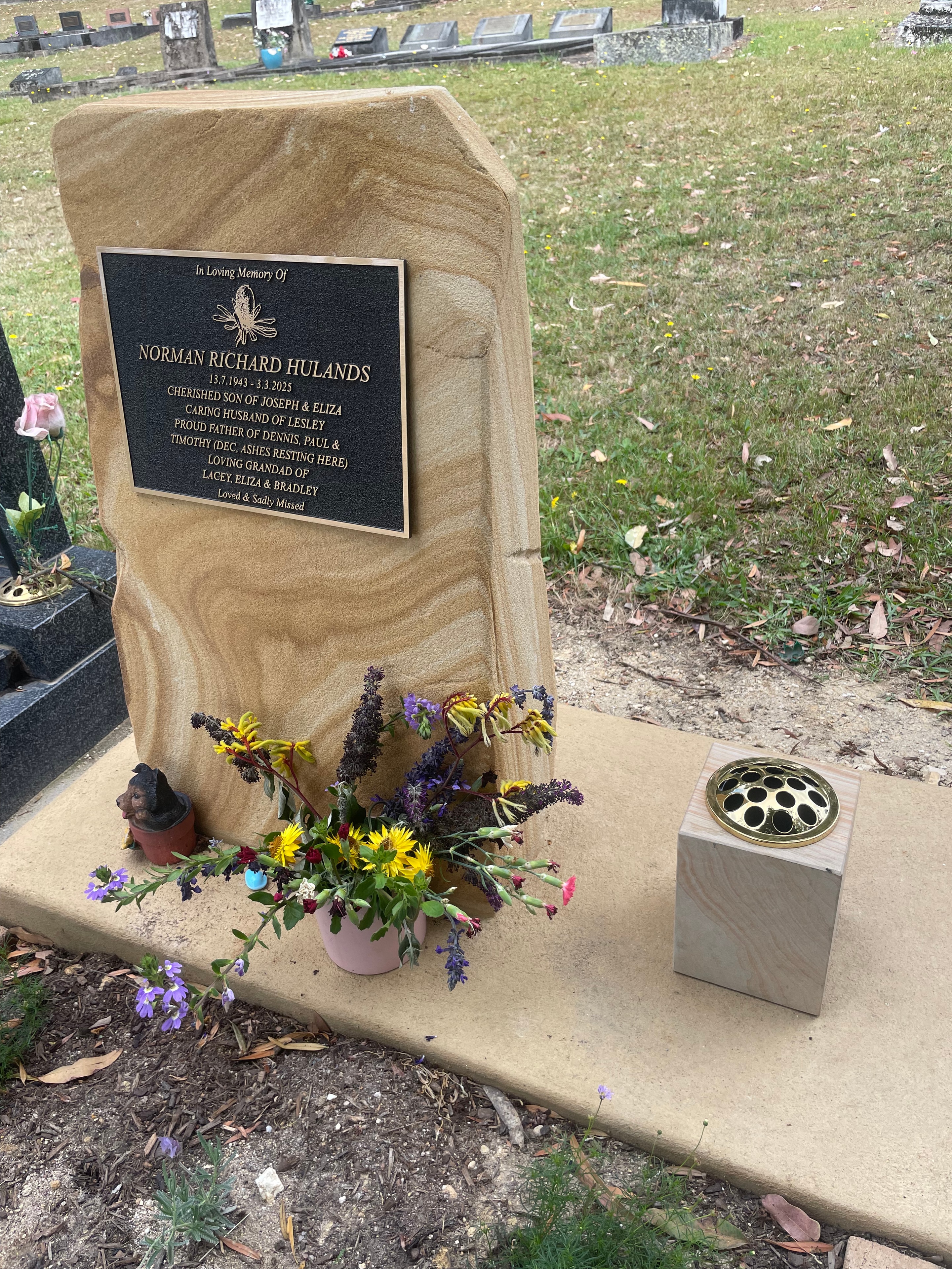 Custom memorial plaque example 7